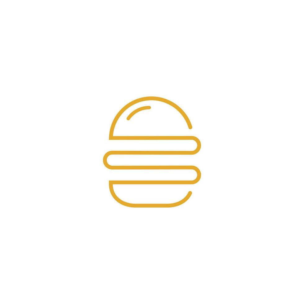 hamburger vector logo ontwerp. hamburger cafe logo.