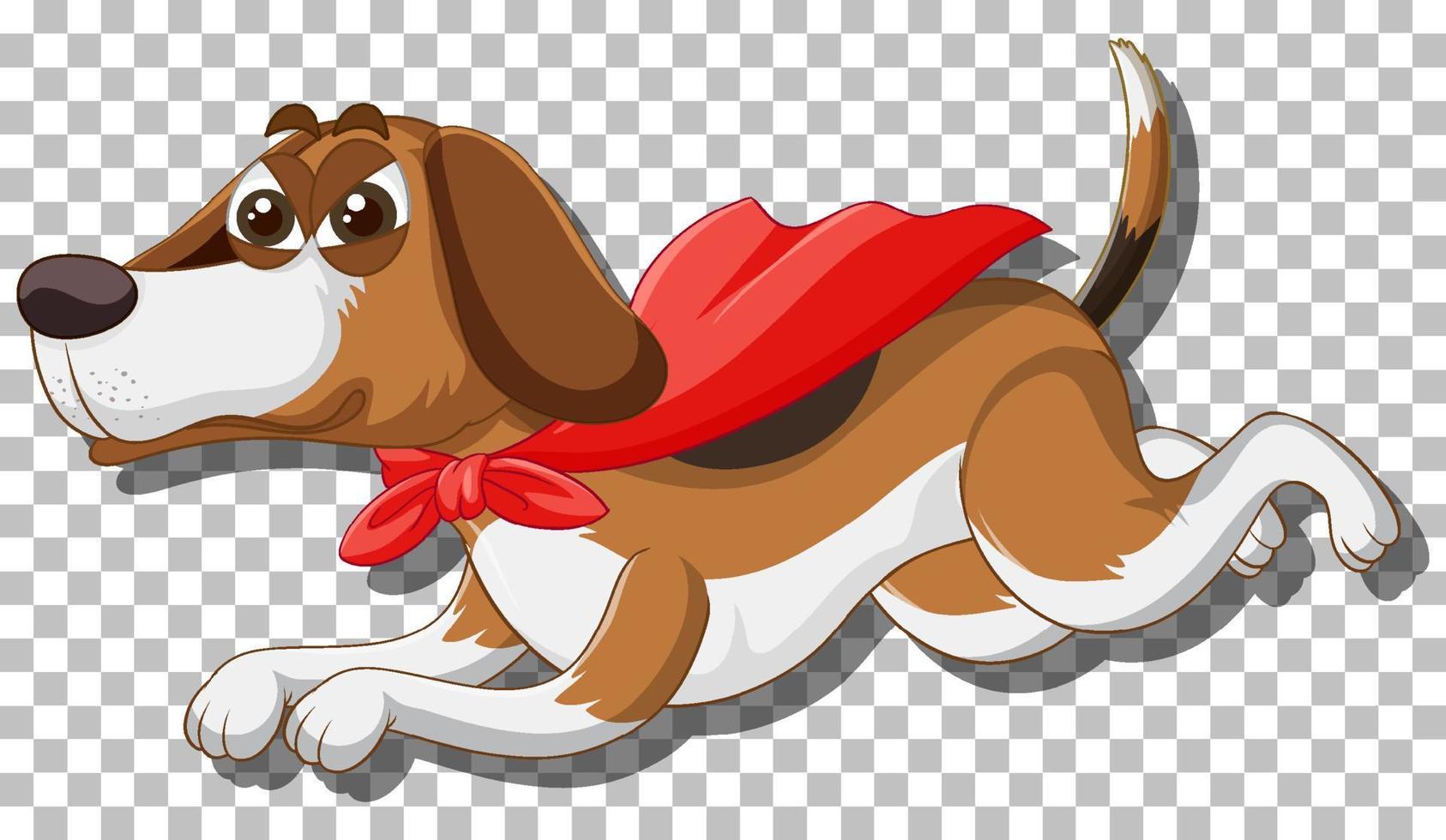 beagle hond stripfiguur vector