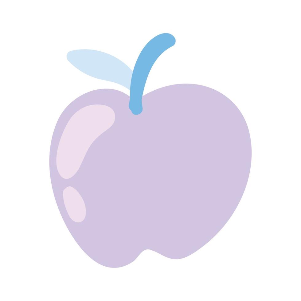 Apple fruit pictogram vector