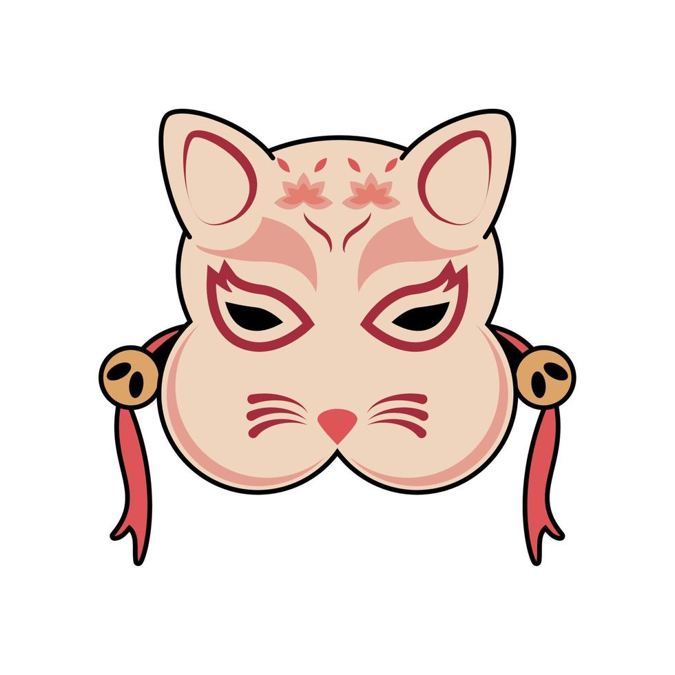 Japans masker kat vector