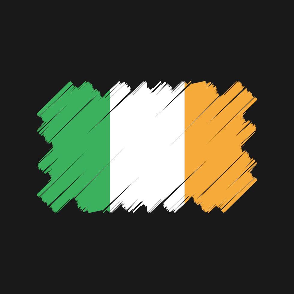 ierland vlag vector ontwerp. nationale vlag