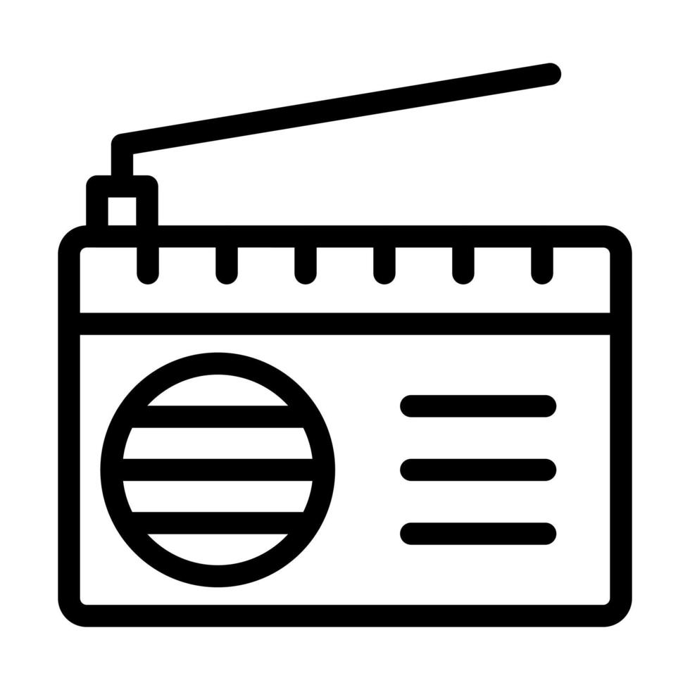 radio icoon ontwerp vector