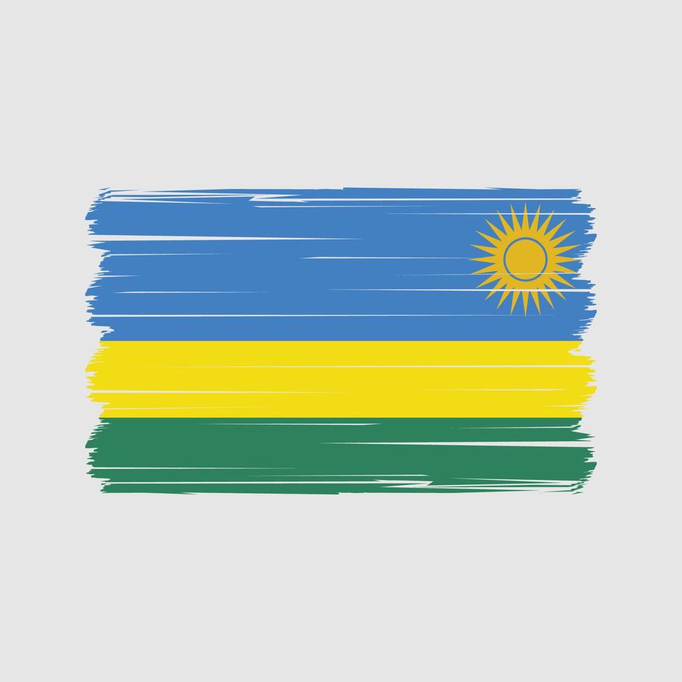 rwanda vlag vector. nationaal vlag vector