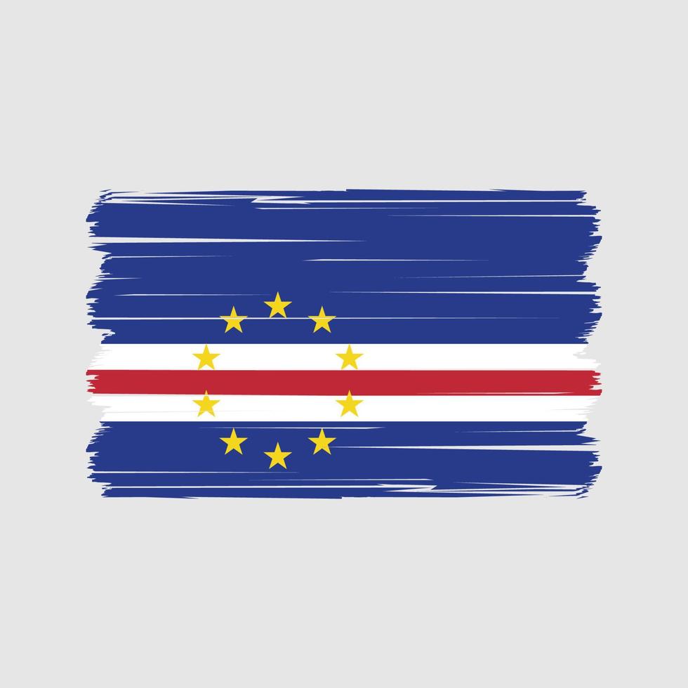 kaap verde vlag vector. nationaal vlag vector