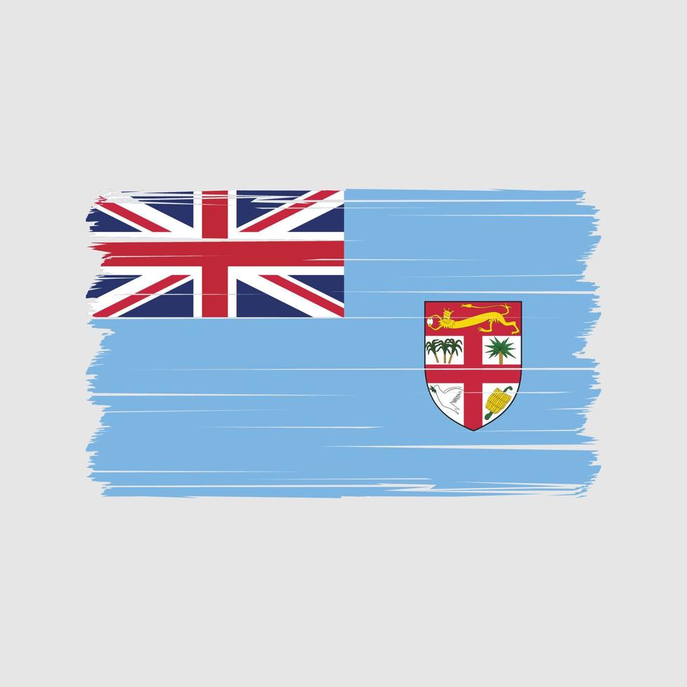 fiji vlag vector. nationaal vlag vector