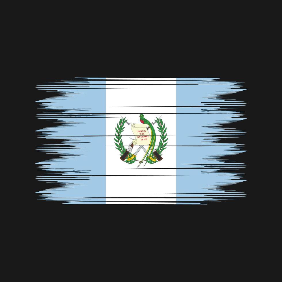 Guatemala vlag borstel vector. nationaal vlag borstel vector