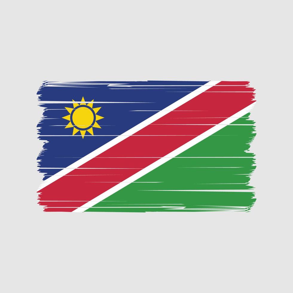 Namibië vlag vector. nationaal vlag vector