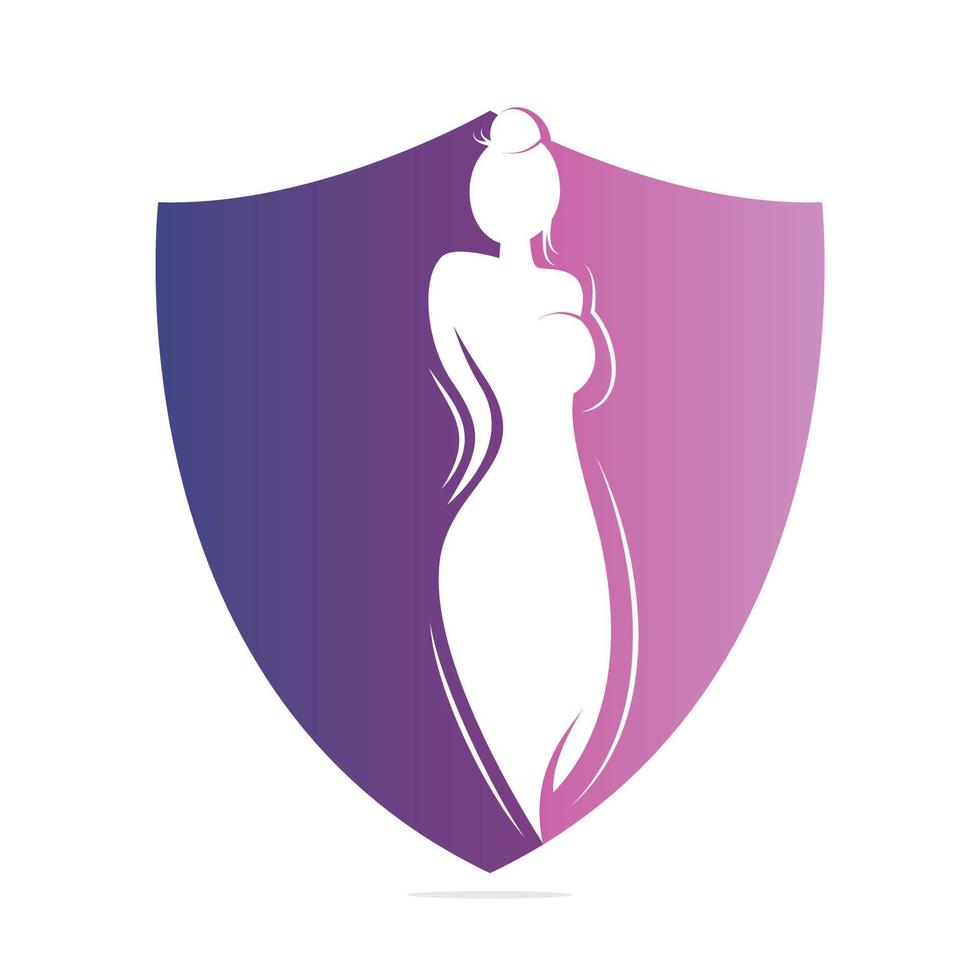 mooi mode vrouw logo ontwerpen sjabloon. natuurlijk schoonheid, yoga en massage logo. vector