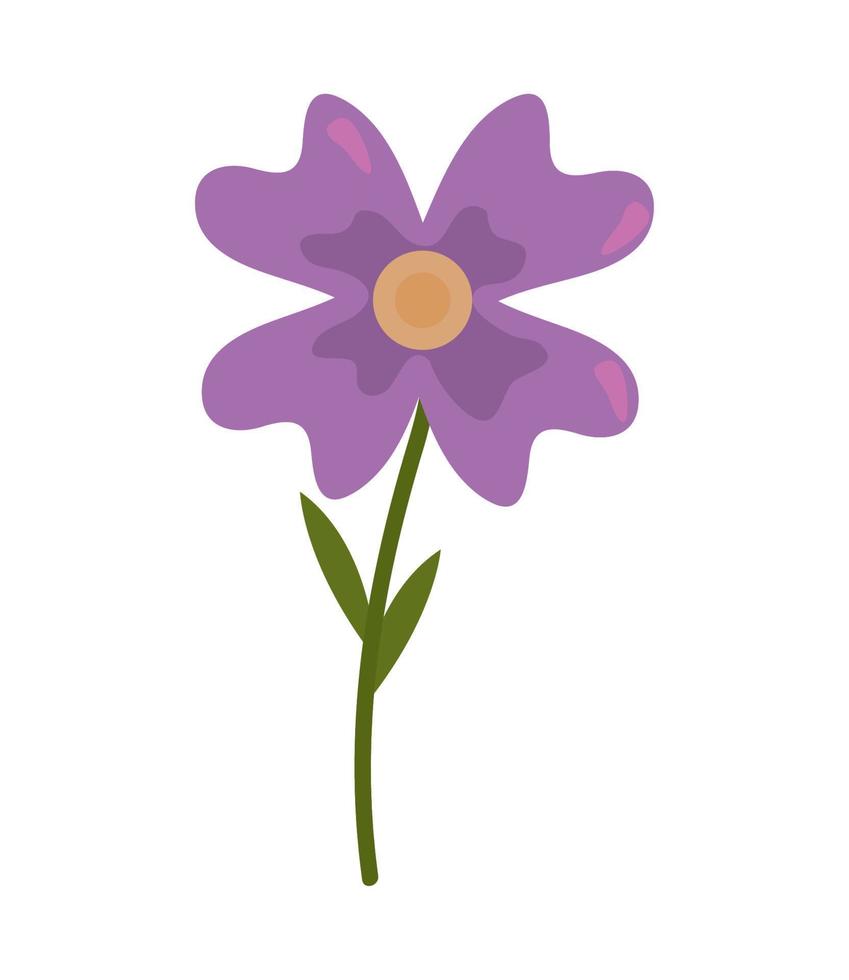 bloem plat pictogram vector