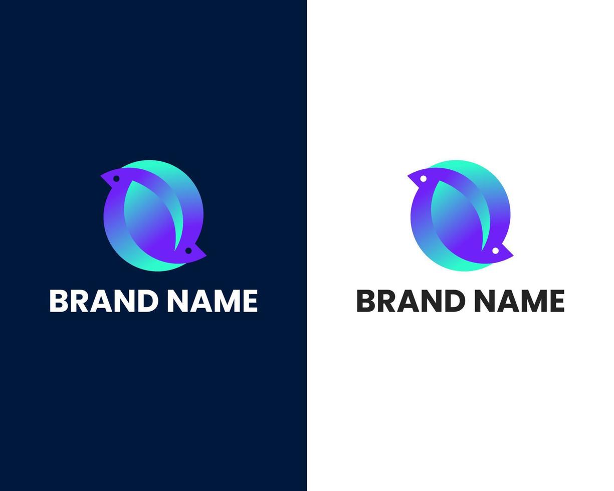 brief s met vogel modern logo ontwerp sjabloon vector