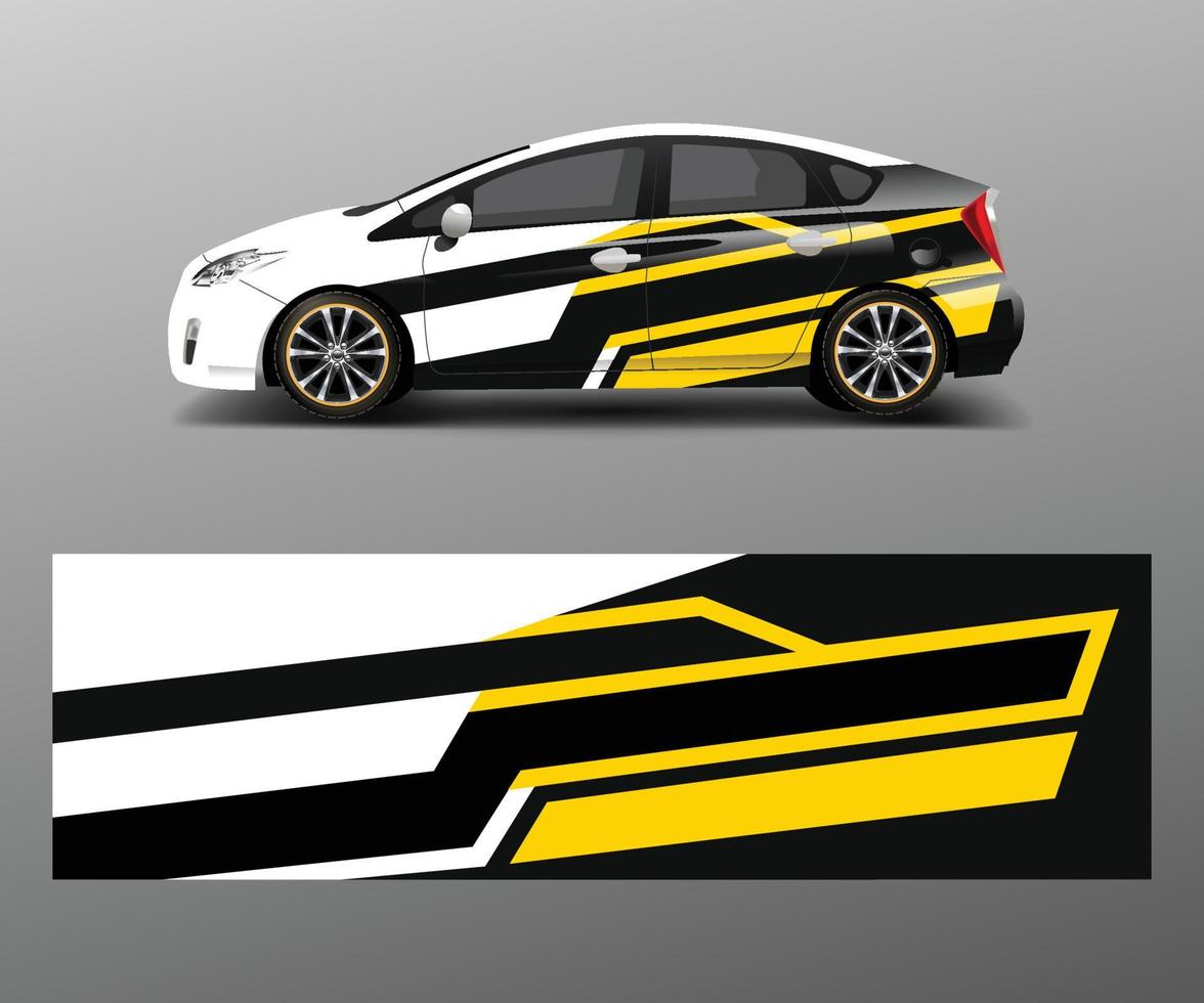 auto sticker vector, grafisch abstract racing ontwerpen voor voertuig sticker vinyl inpakken vector