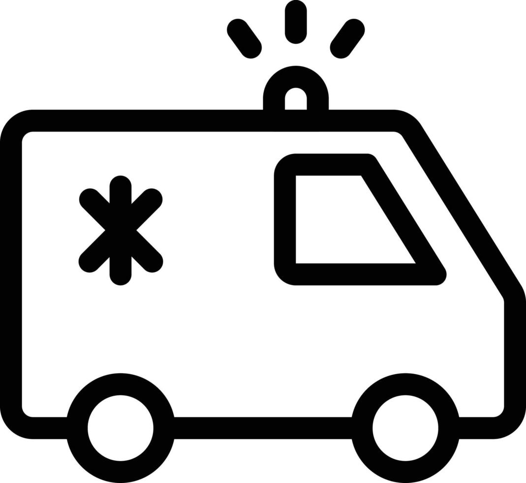 ambulance vectorillustratie op een background.premium kwaliteit symbolen.vector pictogrammen voor concept en grafisch ontwerp. vector