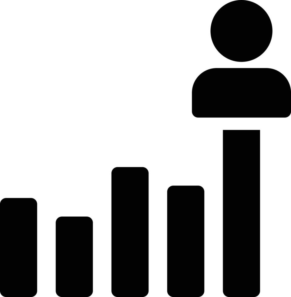 staafdiagram vectorillustratie op een background.premium kwaliteit symbolen.vector pictogrammen voor concept en grafisch ontwerp. vector