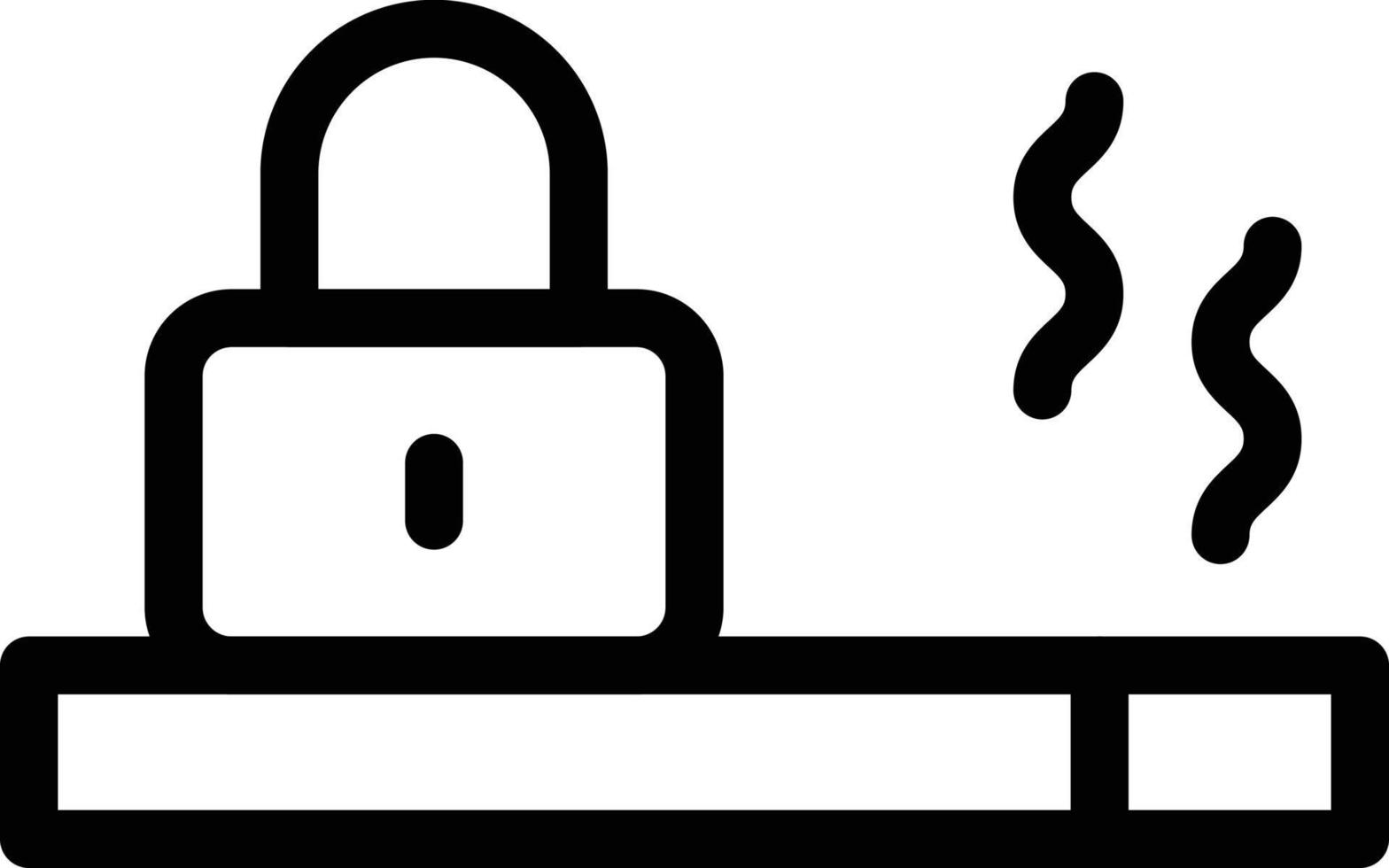 lock vectorillustratie op een background.premium kwaliteit symbolen.vector iconen voor concept en grafisch ontwerp. vector