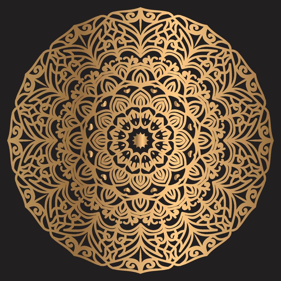 luxe decoratieve mandala ontwerp achtergrond vector