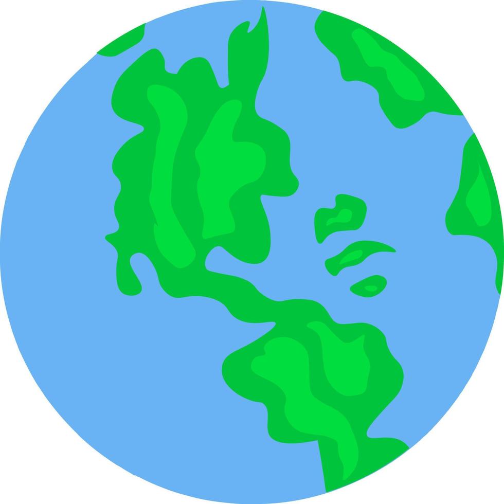 tekenfilm planeet vector. vol kleur planeet illustratie vector