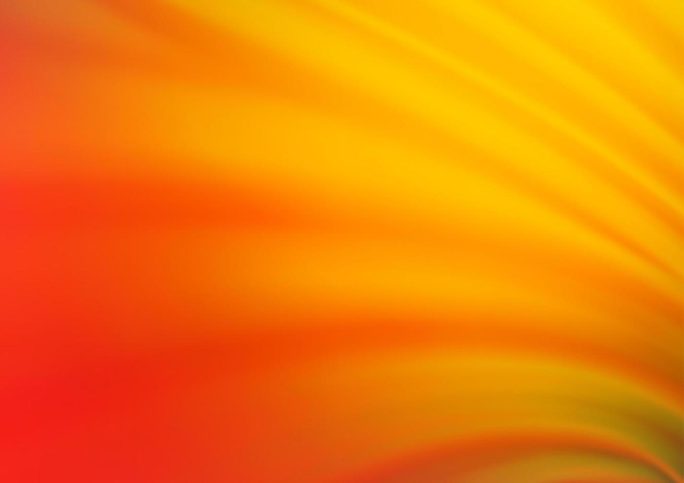 licht geel, oranje vector wazig glans abstracte achtergrond.