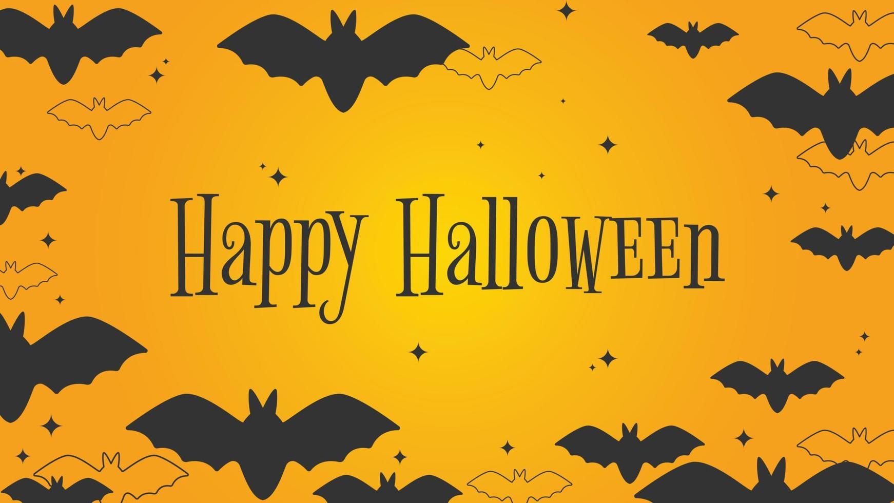 uitnodiging halloween eng banners sjabloon vector