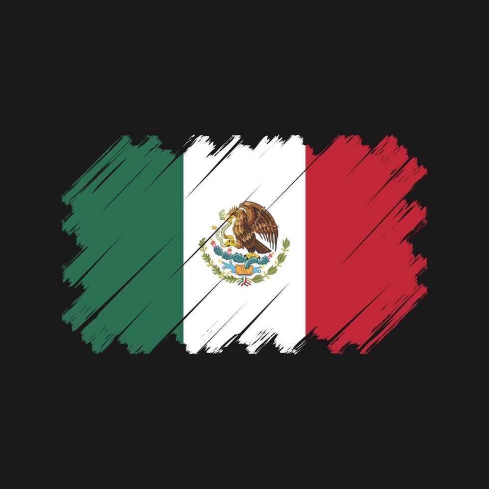mexicaanse vlag vector. nationale vlag vector