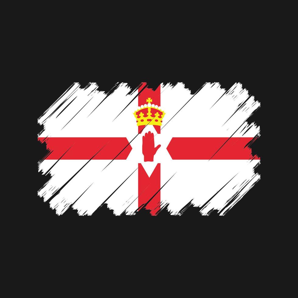 Noord-Ierland vlag vector. nationale vlag vector