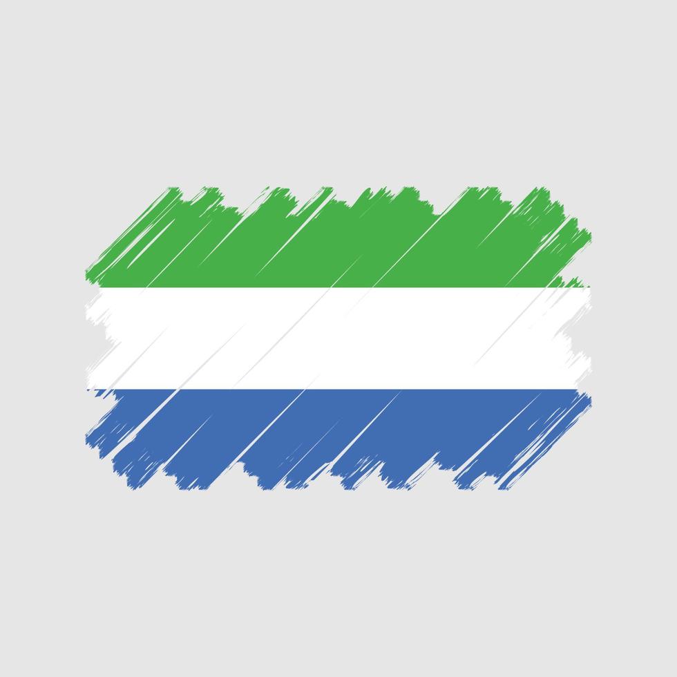 Sierra Leone vlag vector. nationale vlag vector