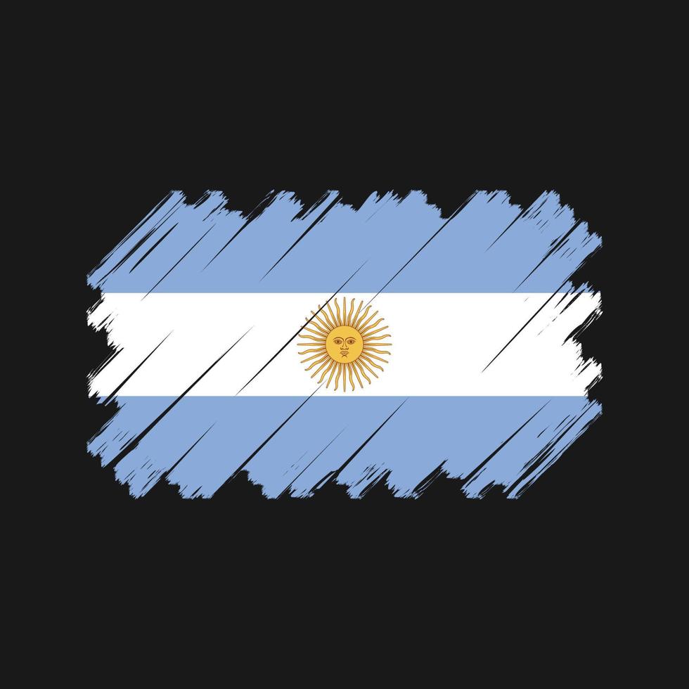 Argentijnse vlag vector. nationale vlag vector