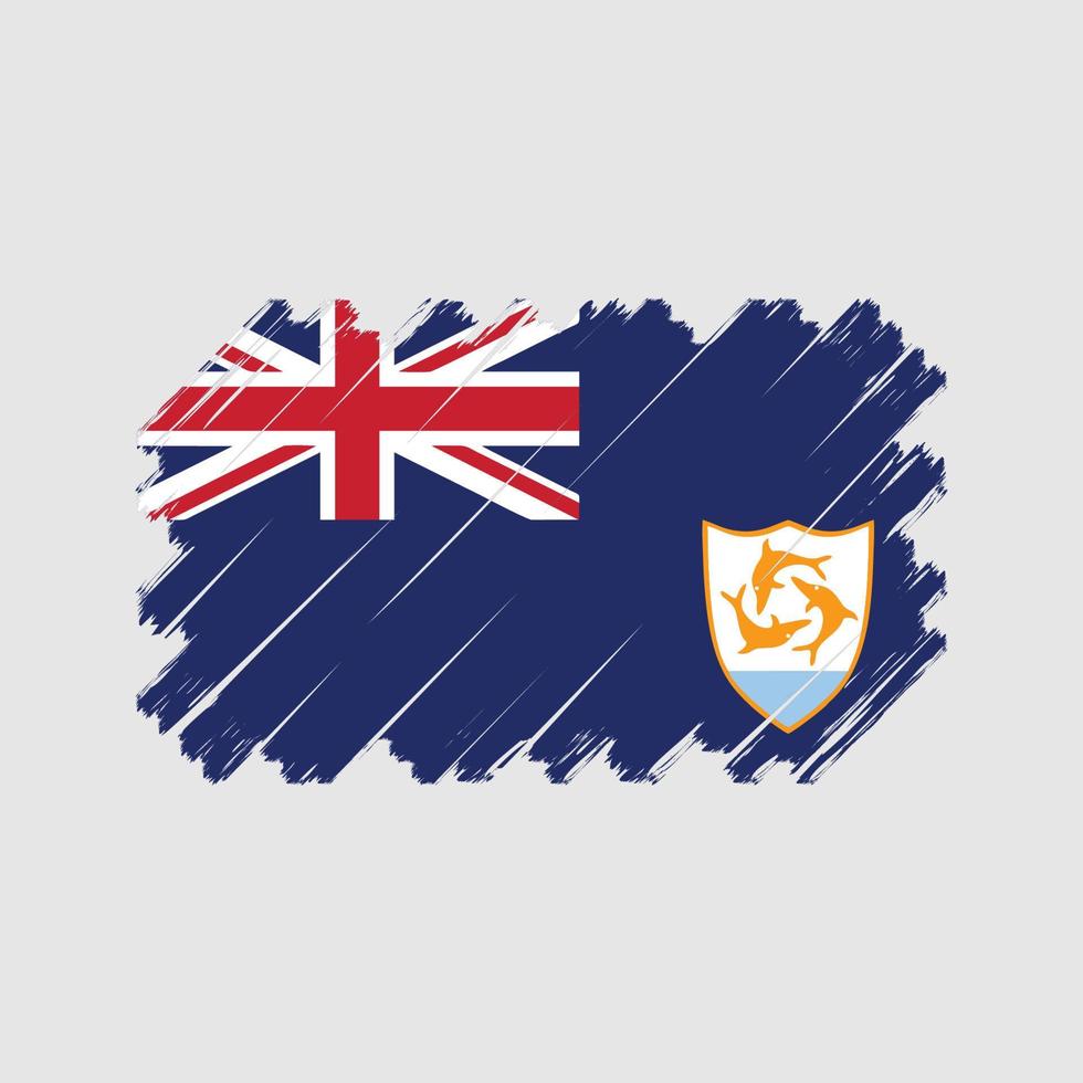 anguilla vlag vector. nationale vlag vector