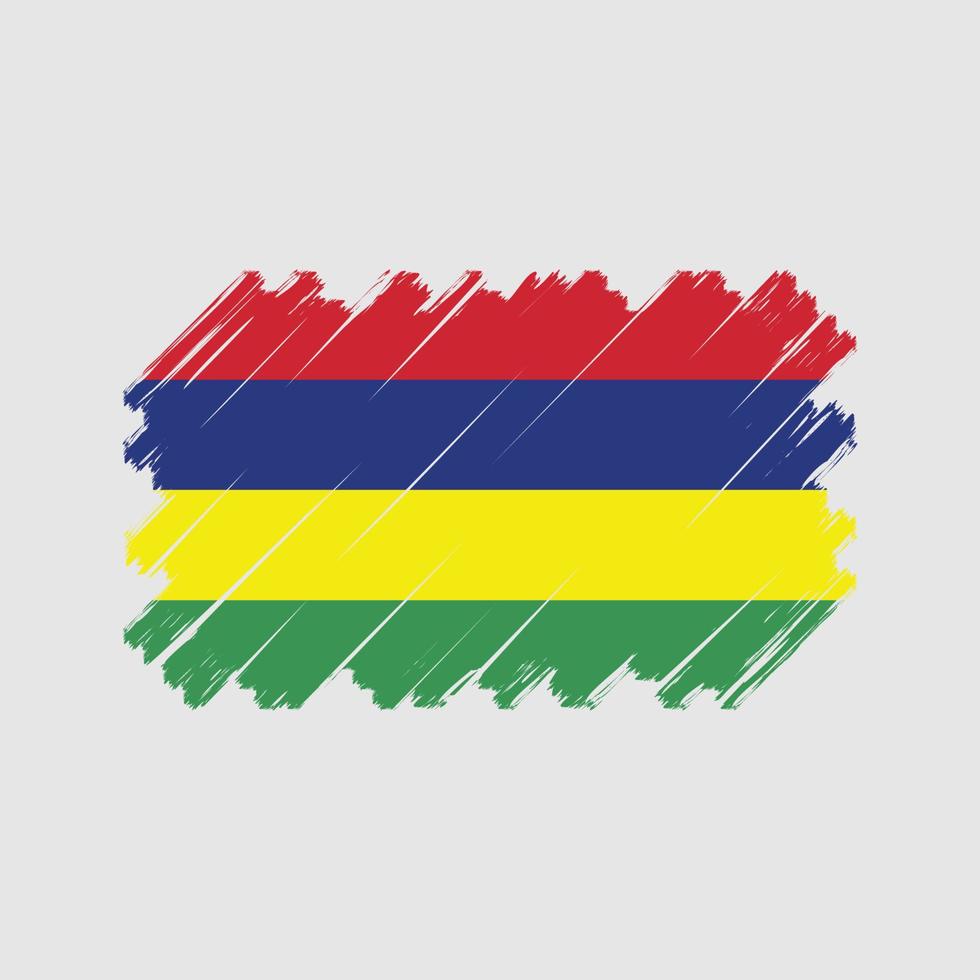 Mauritius vlag vector. nationale vlag vector