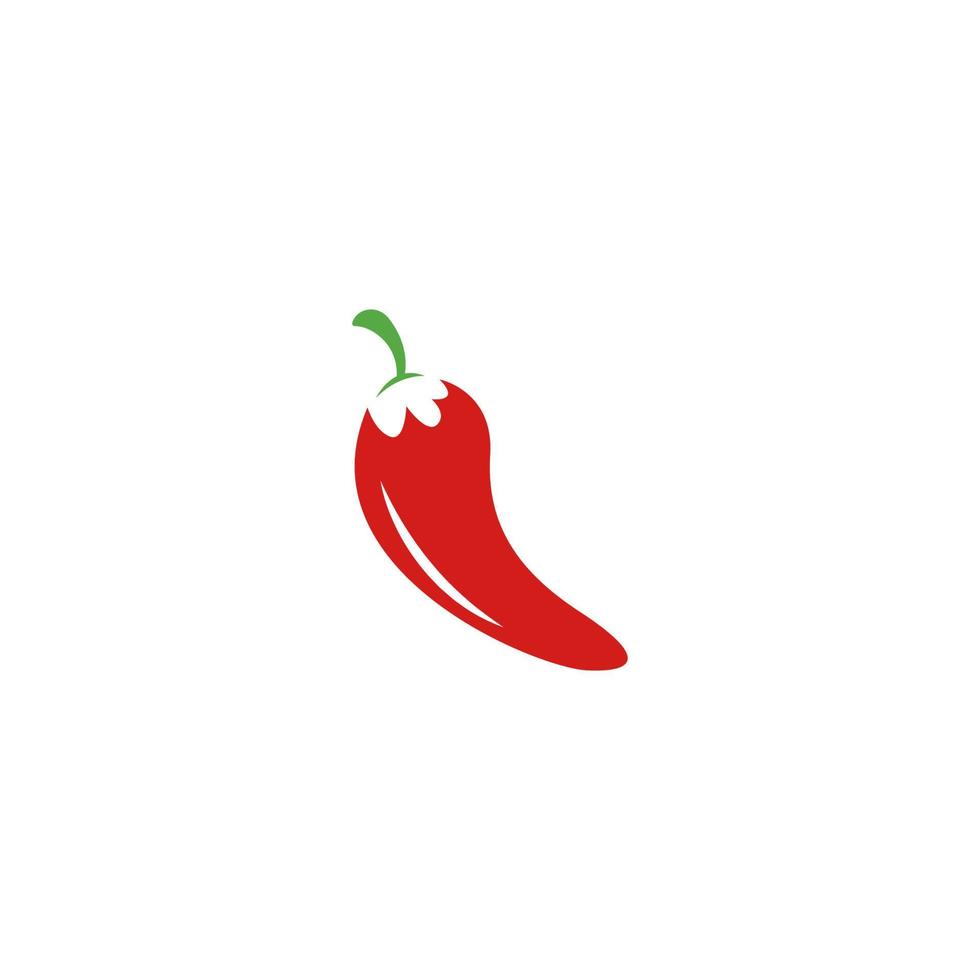 Chili icoon logo ontwerp vector