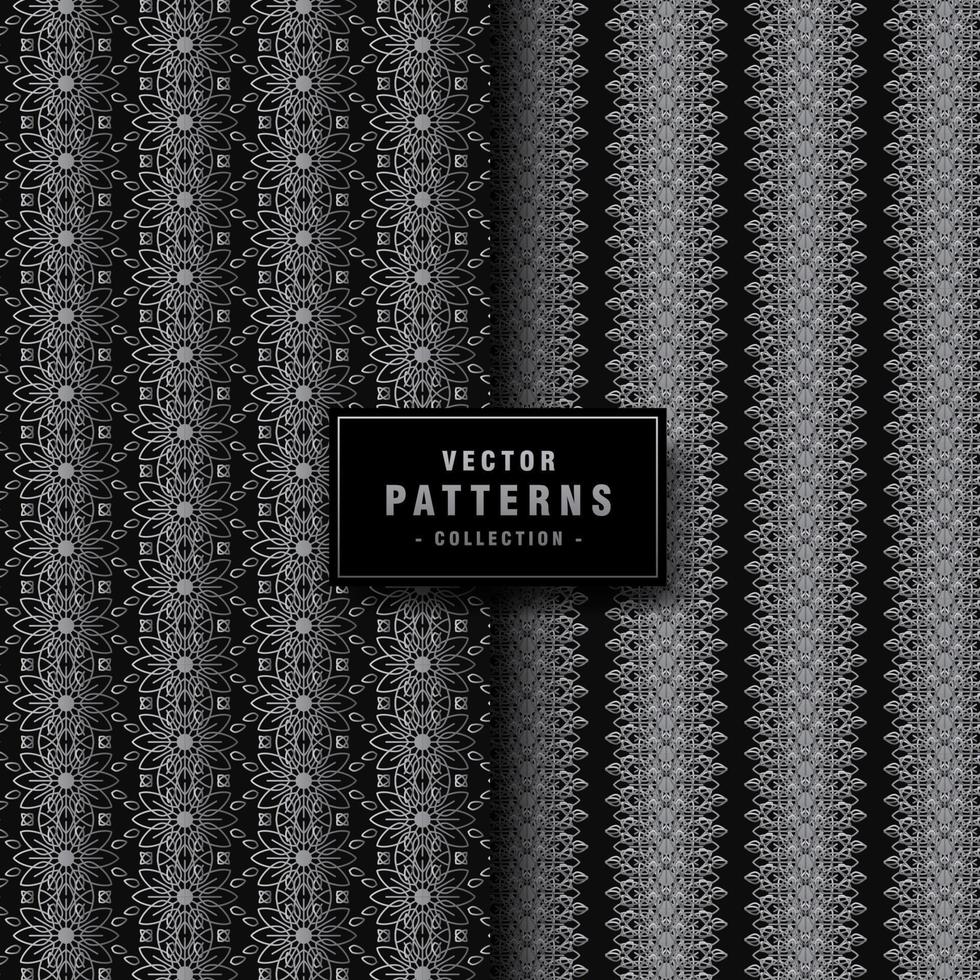 kunst deco patroon. luxe patroon verzameling vector