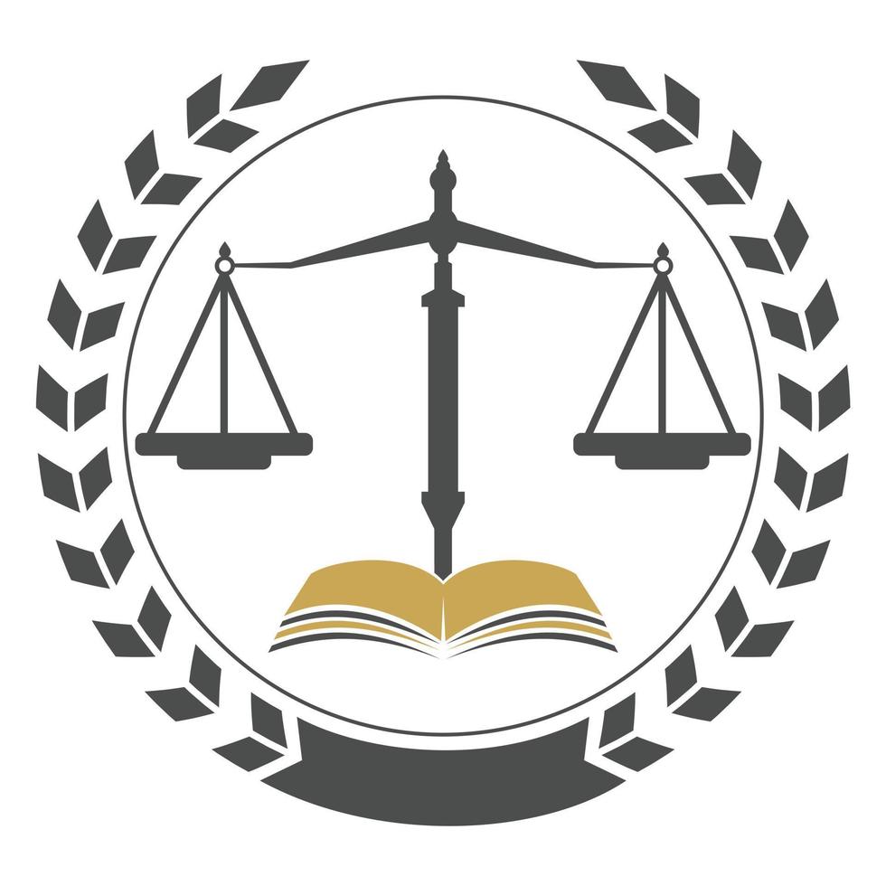 onderwijs wet balans en advocaat monogram logo ontwerp. wet firma en kantoor vector logo ontwerp.