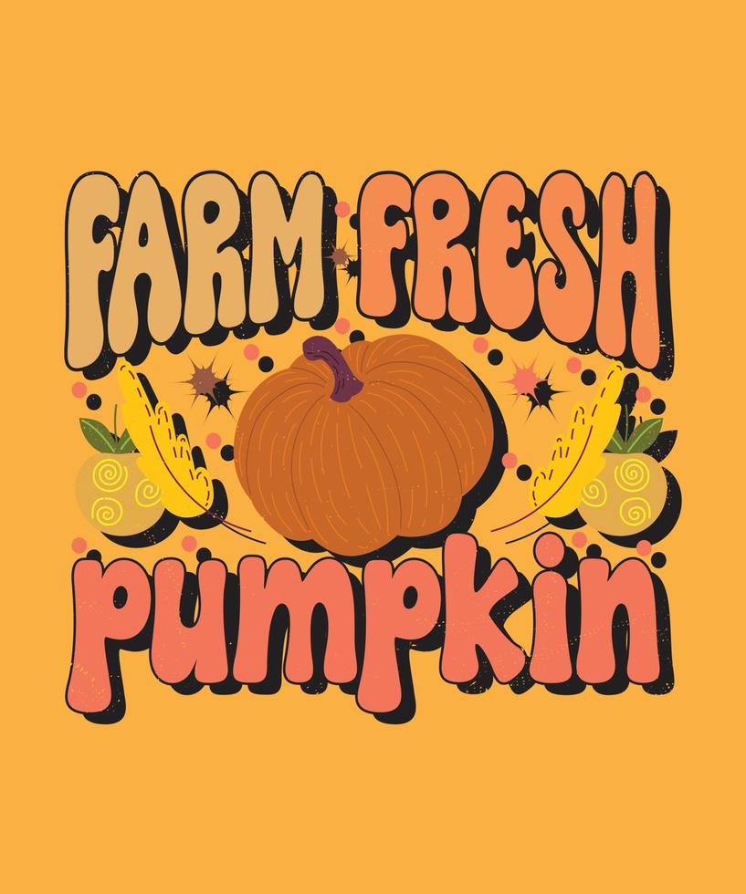 groovy vallen en herfst belettering, vallen en herfst geïsoleerd hand- getrokken groovy typografie wijnoogst t-shirt ontwerp, wijnoogst stijl t-shirt ontwerp, retro afdrukken ontwerp, groovy stijl motiverende citaten vector