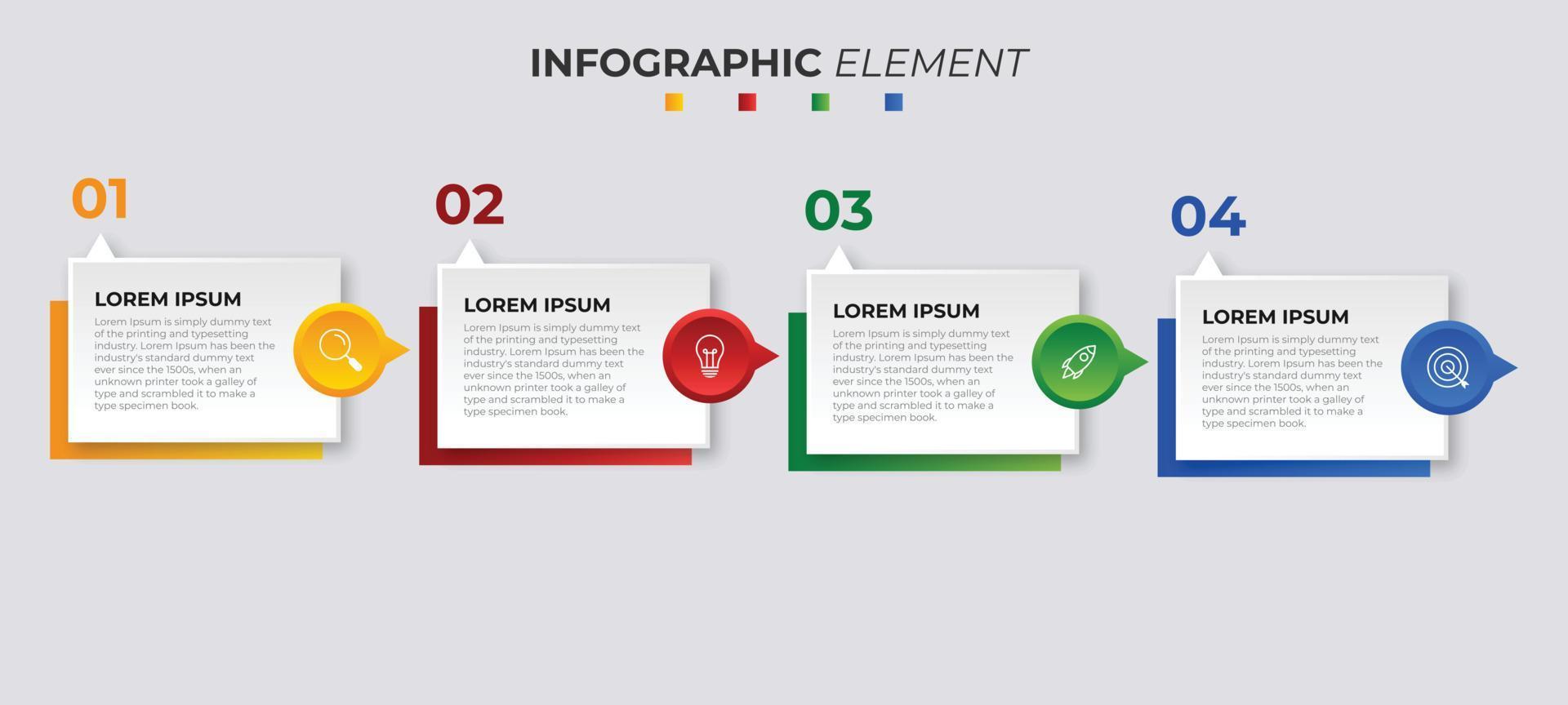presentatie bedrijf infographic ontwerp sjabloon vector