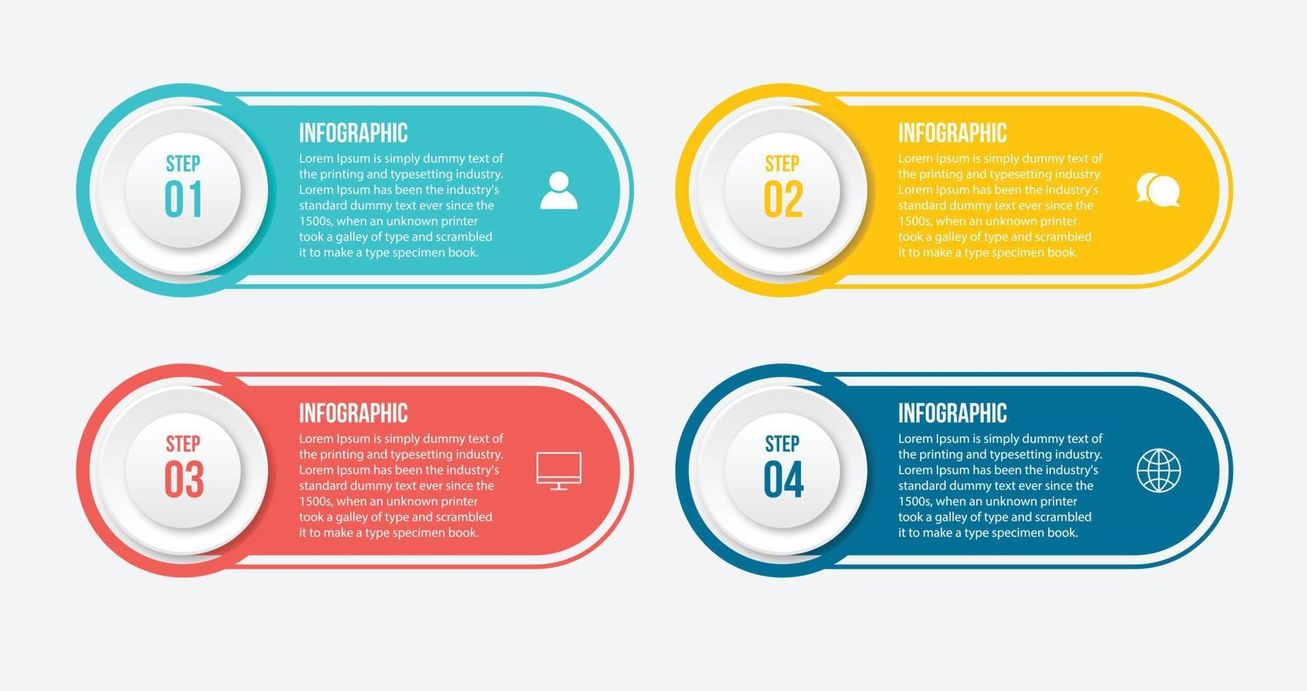 presentatie bedrijf infographic ontwerp sjabloon vector