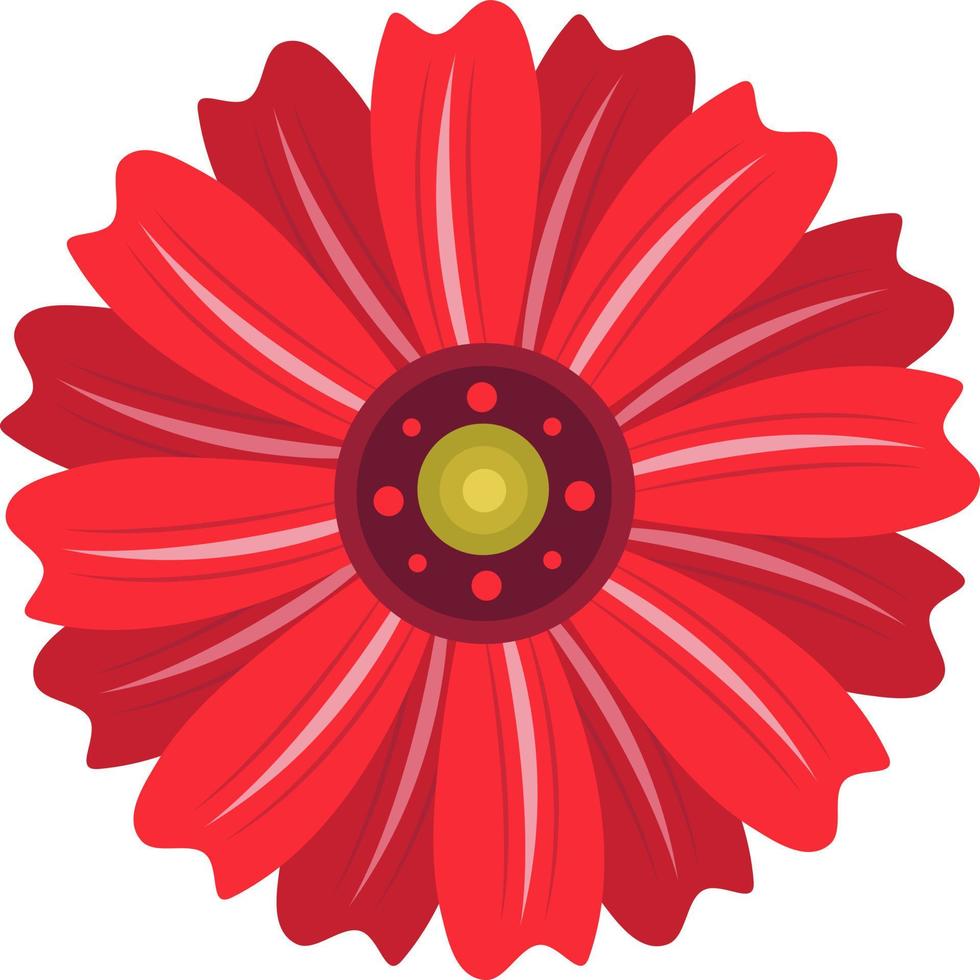 gerbera madeliefje bloem vector illustratie voor grafisch ontwerp en decoratief element