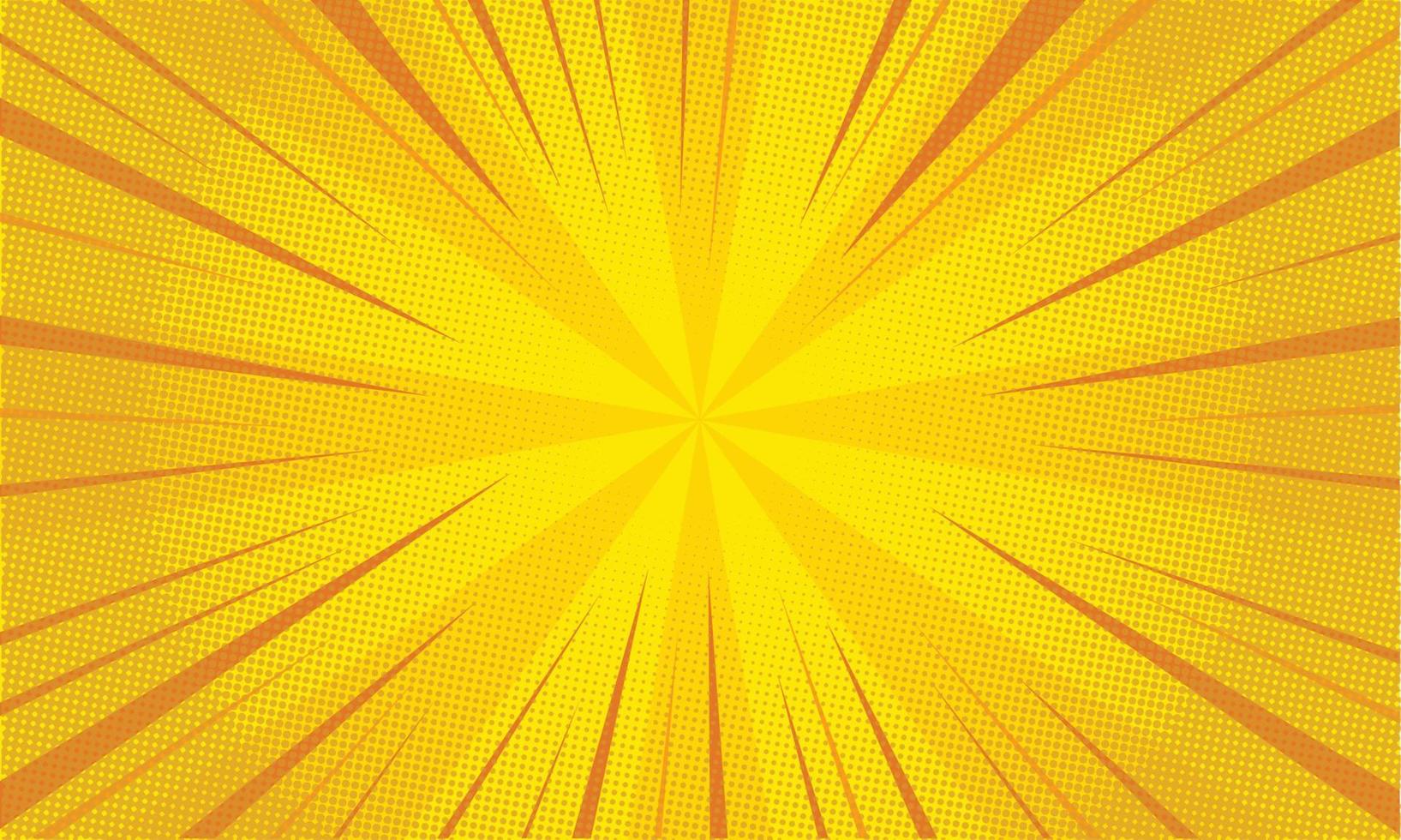 abstract achtergrond. comics boek zonnestraal behangpapier. superheld banier poster met halftone element vector