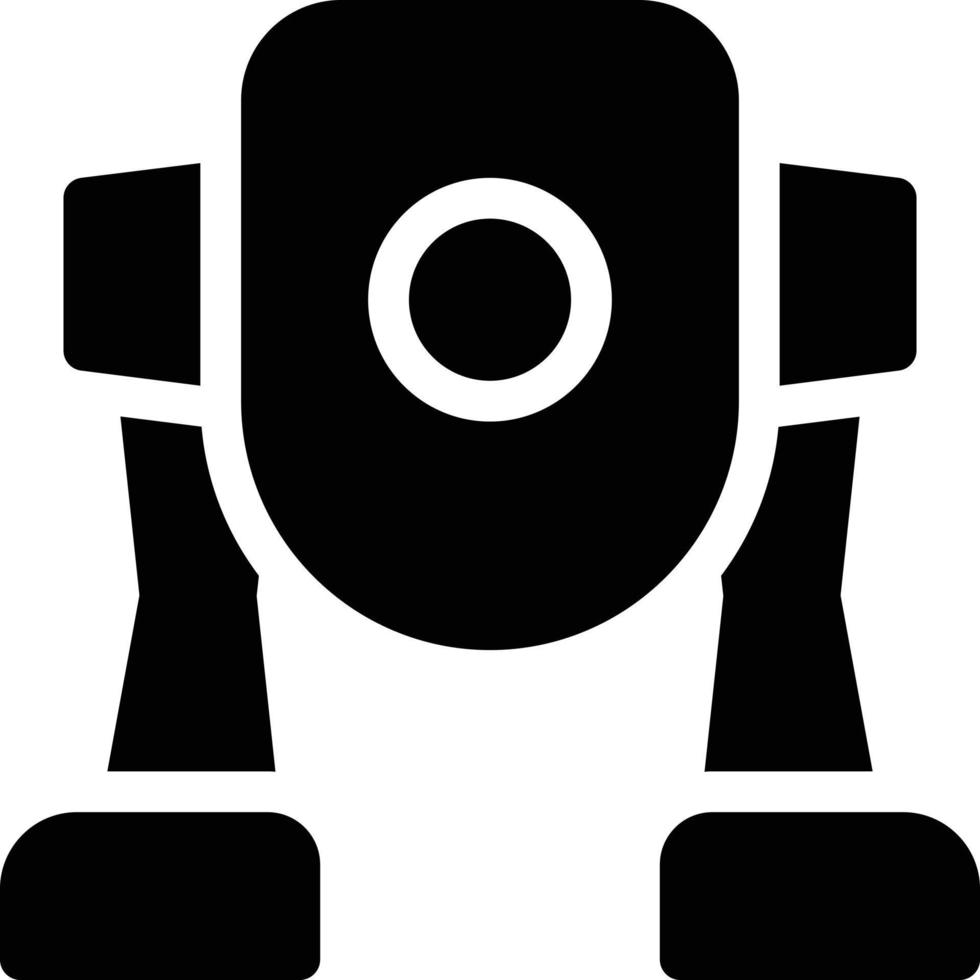 robot vectorillustratie op een background.premium kwaliteit symbolen.vector pictogrammen voor concept en grafisch ontwerp. vector