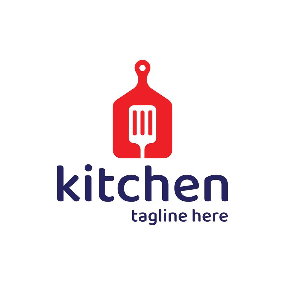 keuken winkel logo ontwerp vector