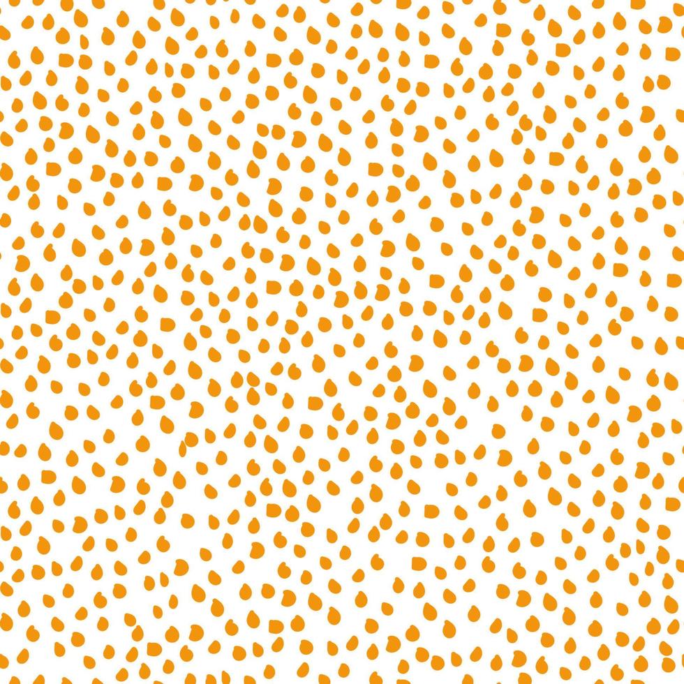oranje dots naadloos patroon vector illustratie Aan wit achtergrond
