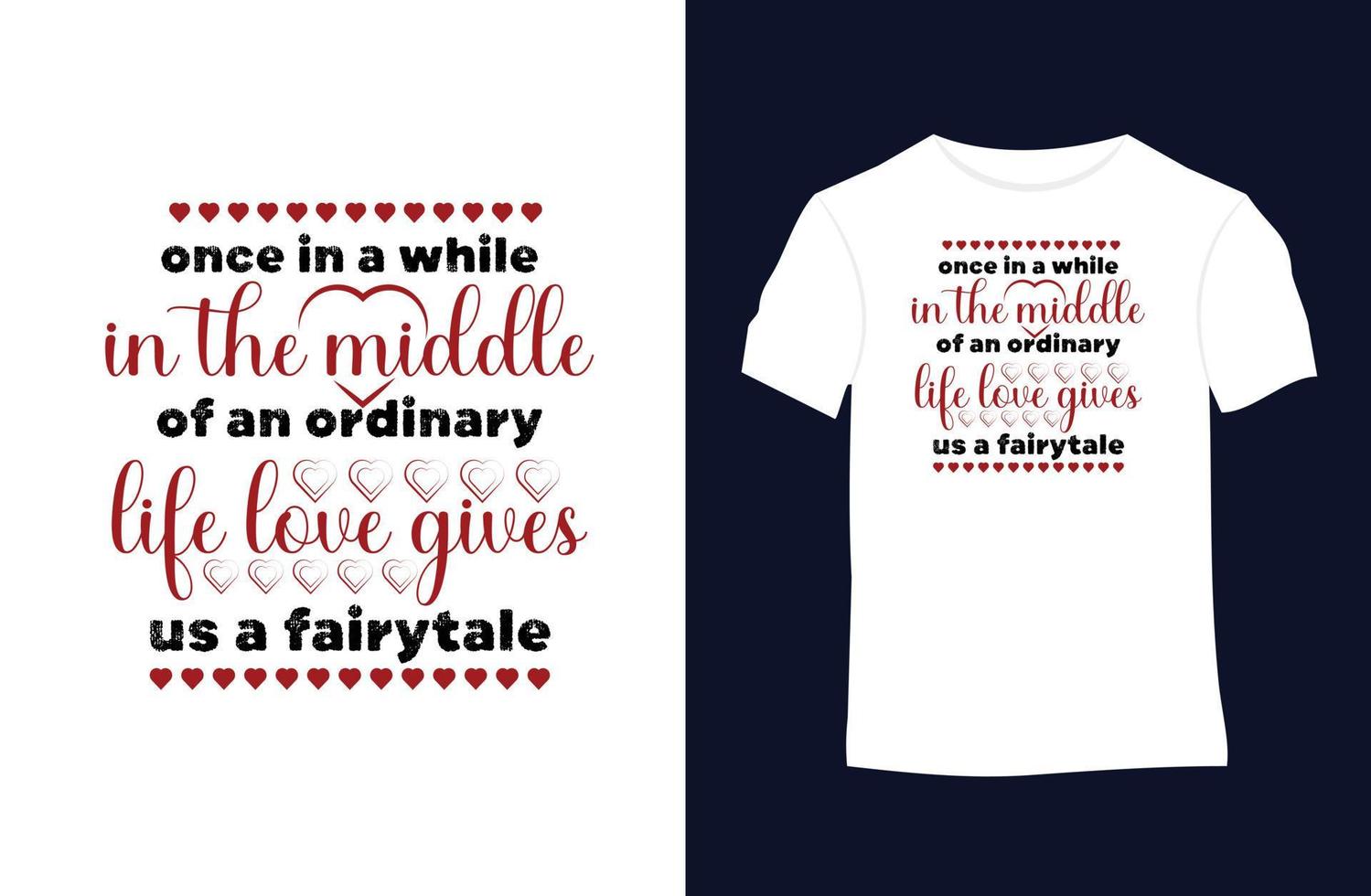 Valentijn vector t-shirt ontwerp met silhouetten, typografie, afdrukken, vector illustratie