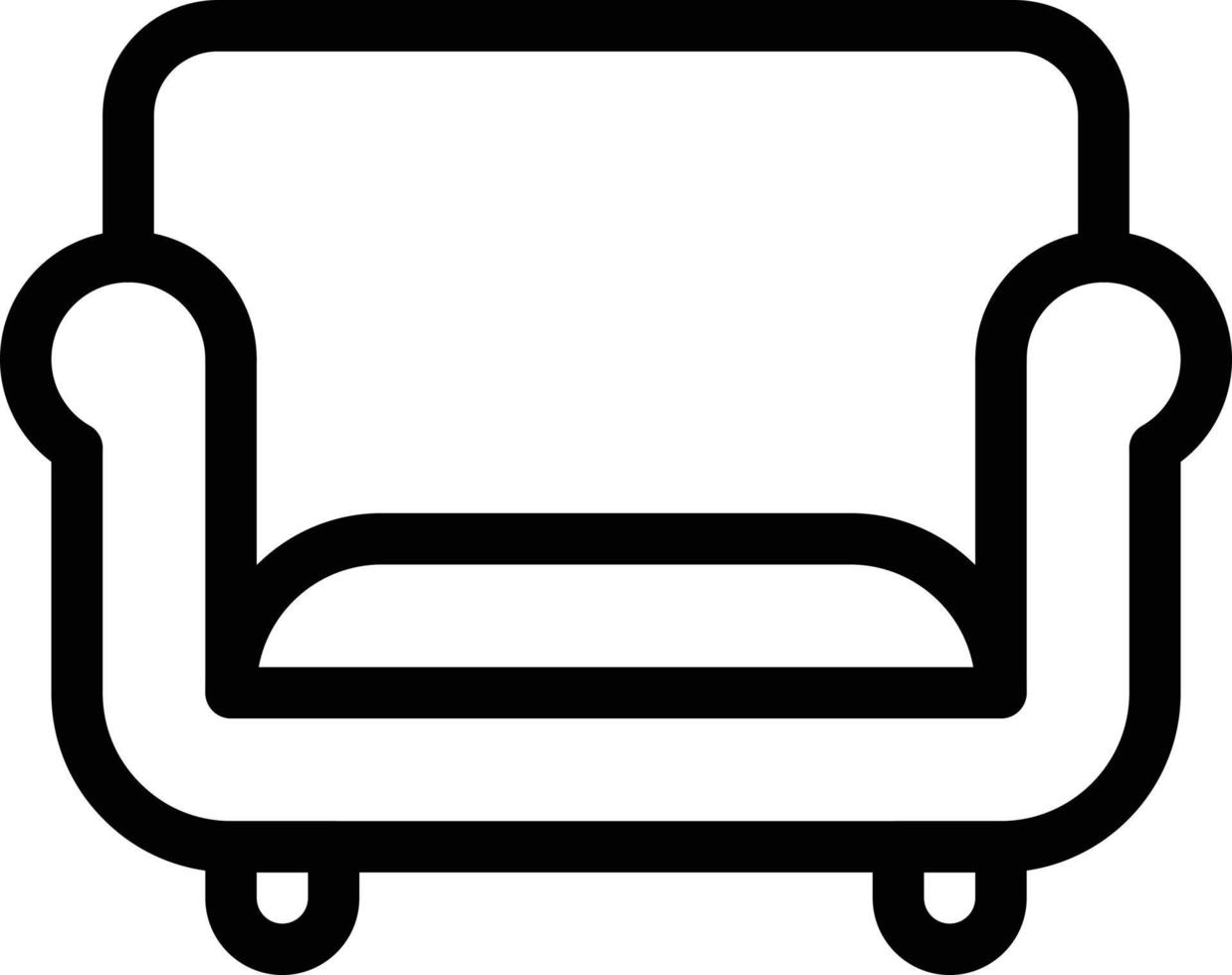 sofa vectorillustratie op een background.premium kwaliteit symbolen.vector pictogrammen voor concept en grafisch ontwerp. vector