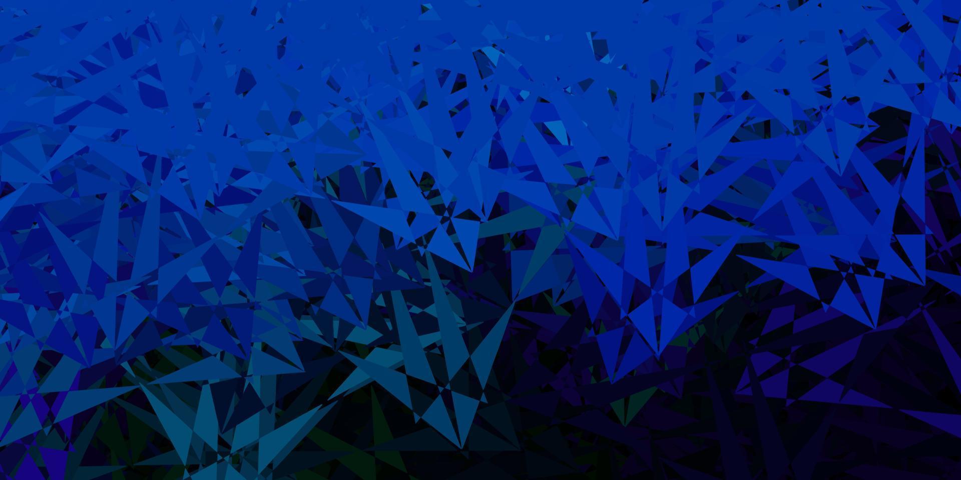 donkere veelkleurige vector sjabloon met driehoekige vormen.