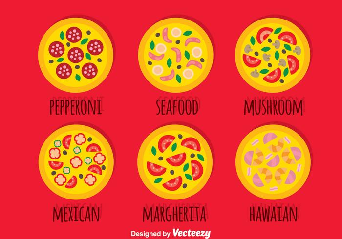 Pizza Collectie Vector