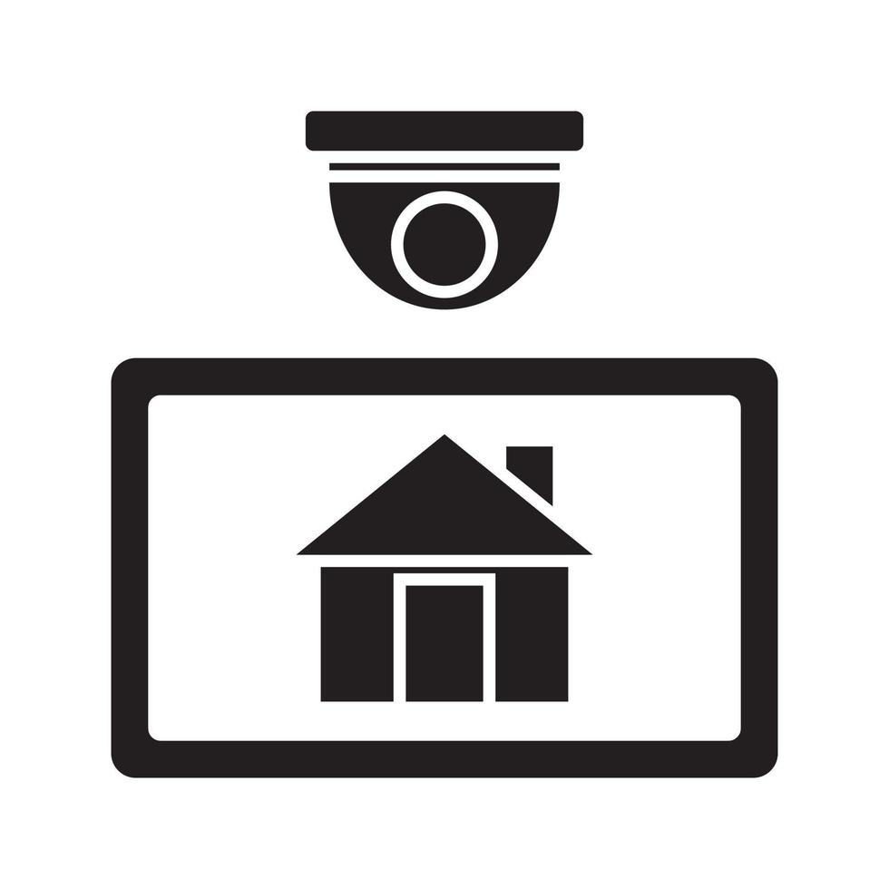 cctv veiligheid camera icoon vector