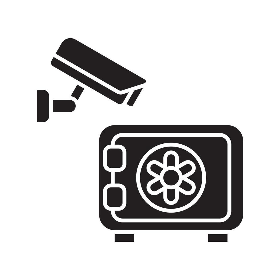 cctv veiligheid camera icoon vector