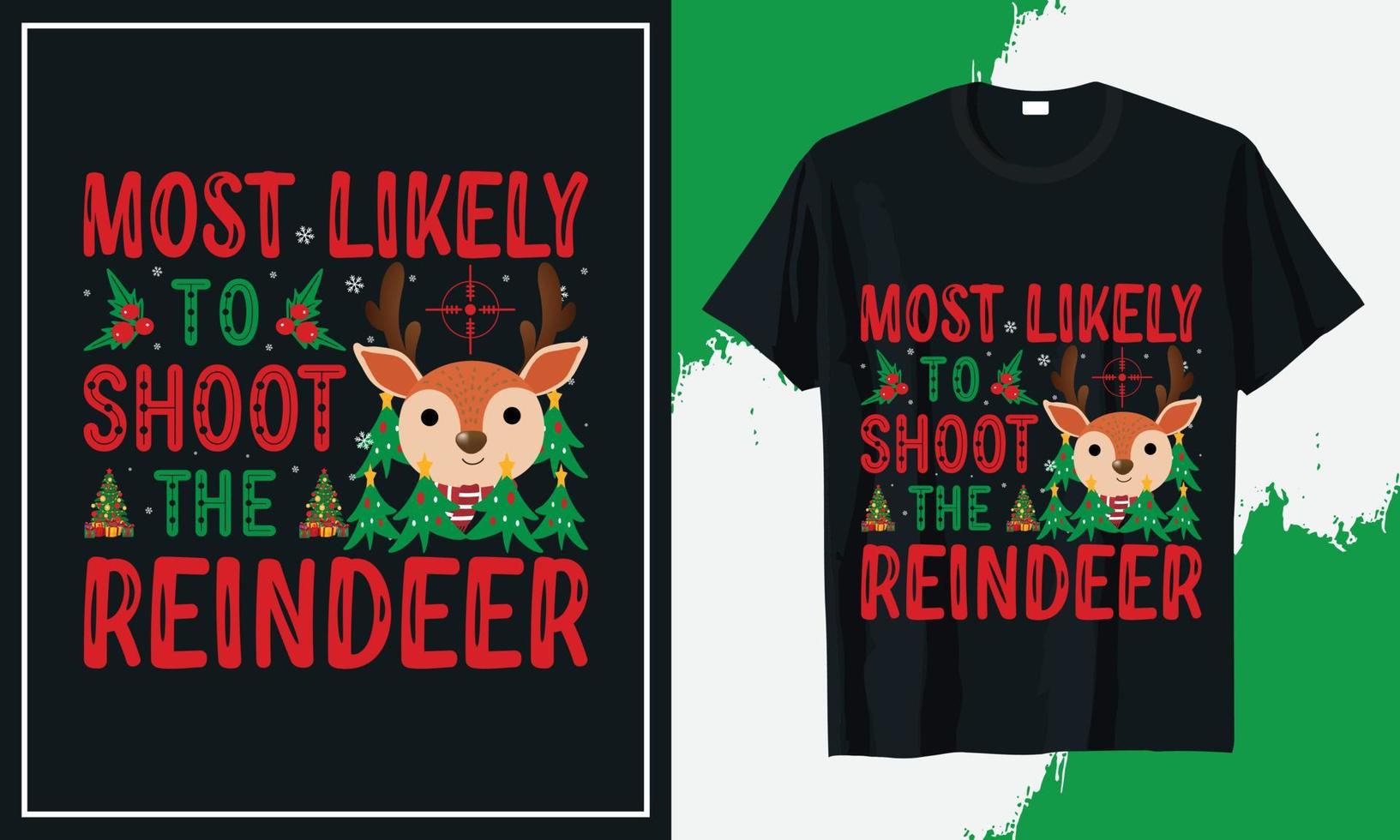 Kerstmis t-shirt ontwerp vector afdrukken