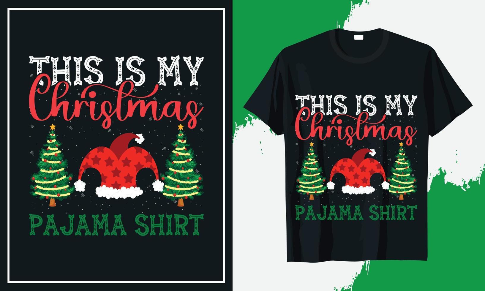 Kerstmis t-shirt ontwerp vector afdrukken