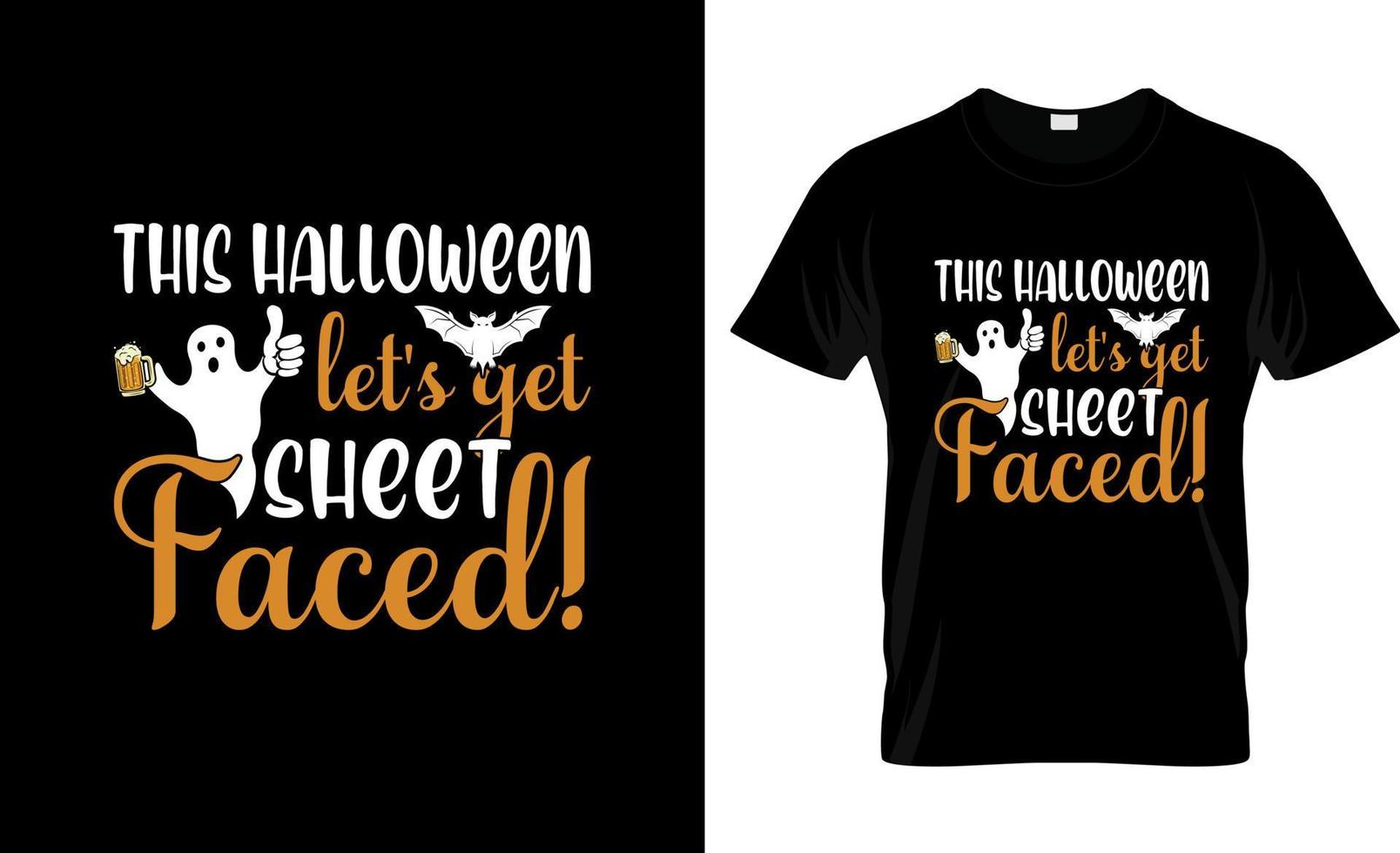 halloween t-shirt ontwerp, halloween t-shirt leuze en kleding ontwerp, halloween typografie, halloween vector, halloween illustratie vector