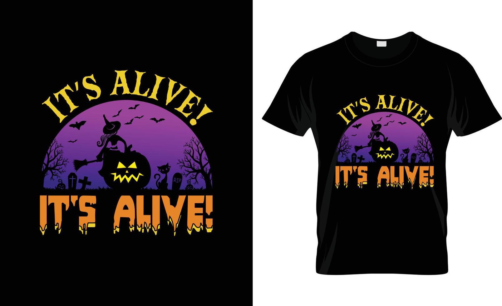 halloween t-shirt ontwerp, halloween t-shirt leuze en kleding ontwerp, halloween typografie, halloween vector, halloween illustratie vector