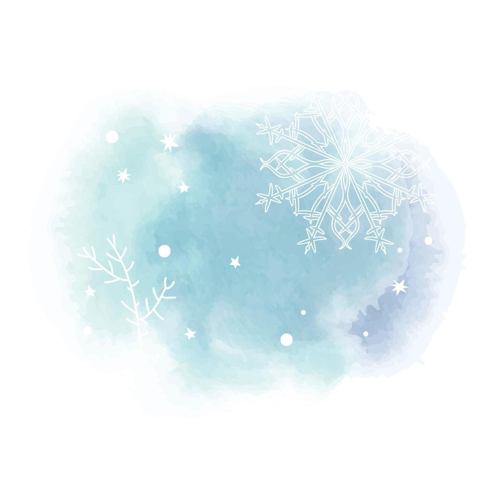 mooi abstract sjabloon met blauw reeks teder winter achtergronden vector